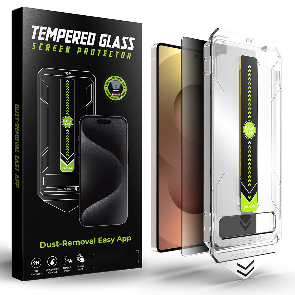 Techsuit TitanGlass CrystalHD pro Samsung Galaxy S25 Ultra Privacy černá