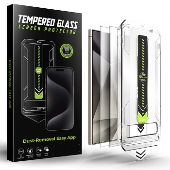 Techsuit TitanGlass CrystalHD (2 ks) Samsung Galaxy S24 Ultra průhledný