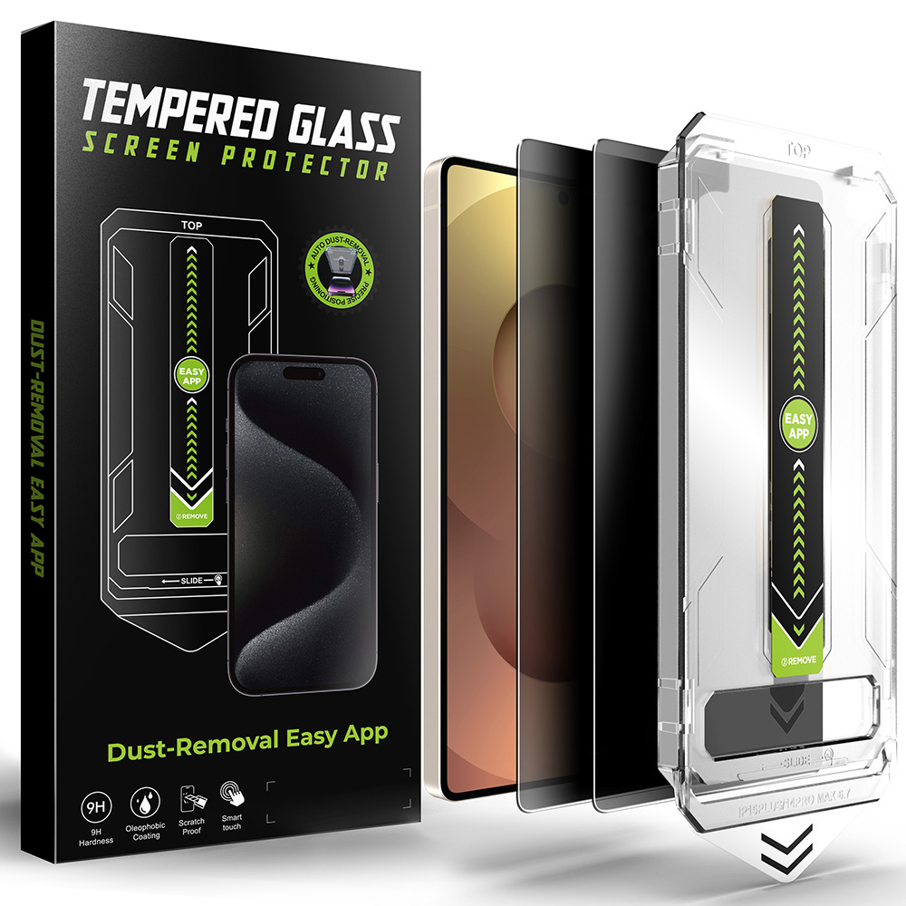 Levně Techsuit TitanGlass CrystalHD (2 ks) Samsung Galaxy S25 Ultra Privacy