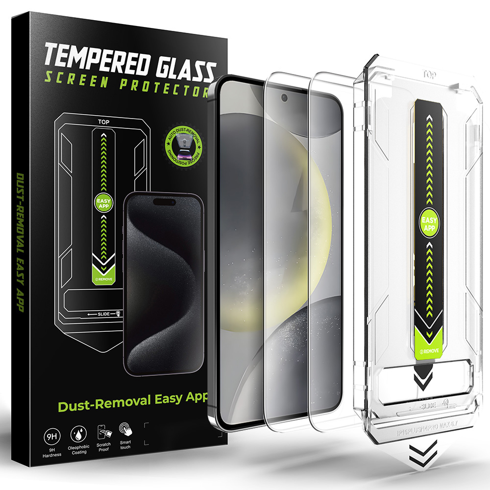 Levně Techsuit TitanGlass CrystalHD (2 ks) pro Samsung Galaxy S25/S24 průhledný