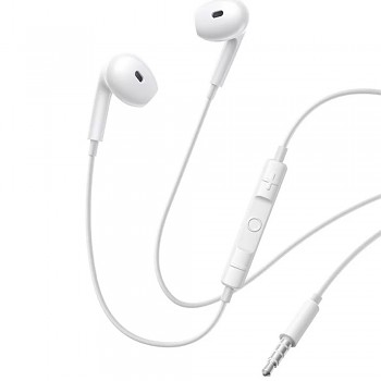 Baseus Drátová sluchátka Encok HZ19 Jack 3.5mm Mikrofon Moon White