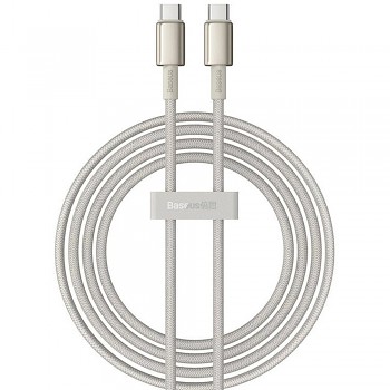 Baseus Data Cable Tungsten Gold Type-C na Type-C Super Fast Charge 100W 480Mbps 2m zlatá