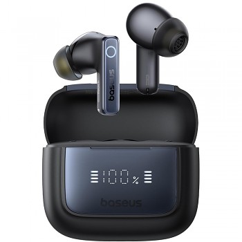 Baseus Wireless Earbuds Bowie 35 černé Bluetooth V5.3 6-Mic ENC IPX4