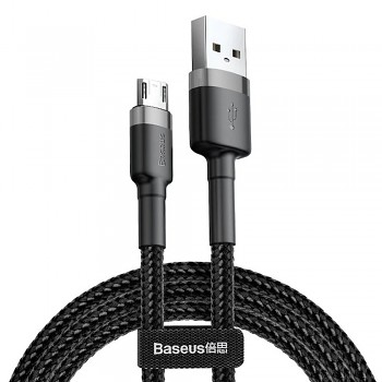 Baseus Data Cable Cafule USB na Micro-USB 2A Rychlé Nabíjení 3m Černý