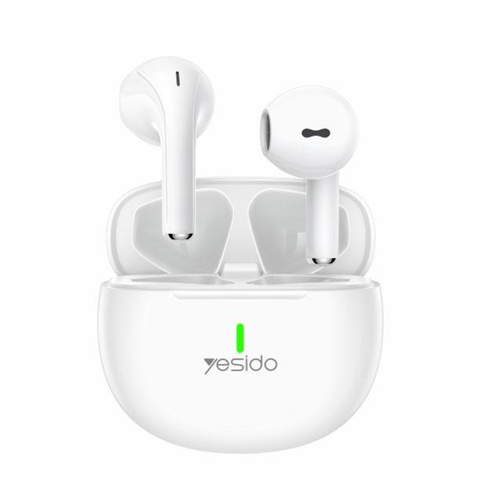 Yesido bezdrátová sluchátka TWS18 Bluetooth V5.1 bílá