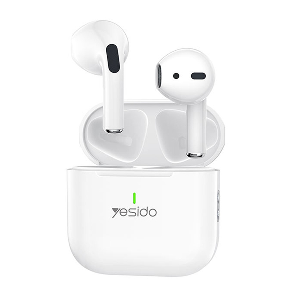 Yesido bezdrátová sluchátka TWS17 Bluetooth V5.1 bílá