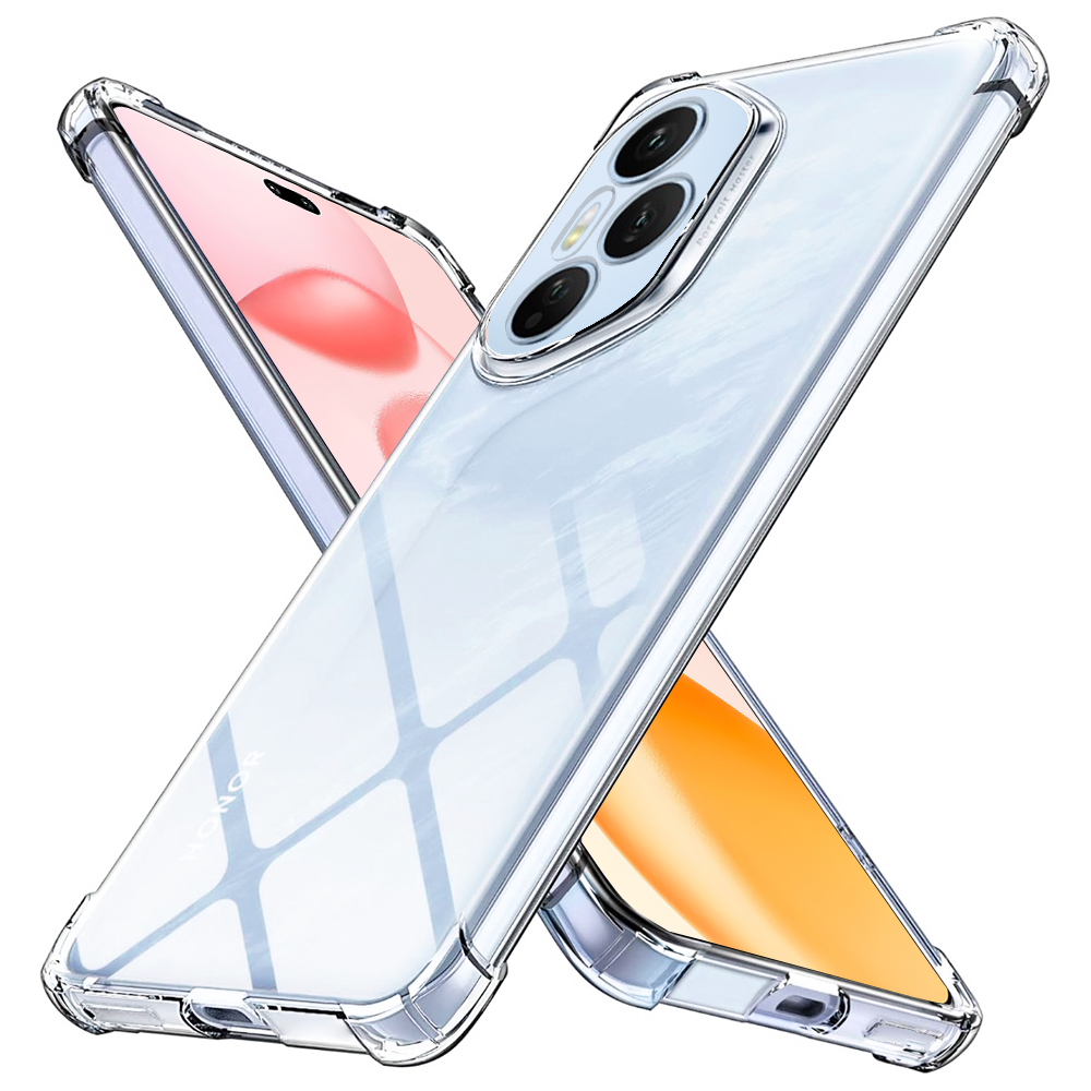 Levně Techsuit Shockproof silikonový obal Honor 400 Pro průhledný