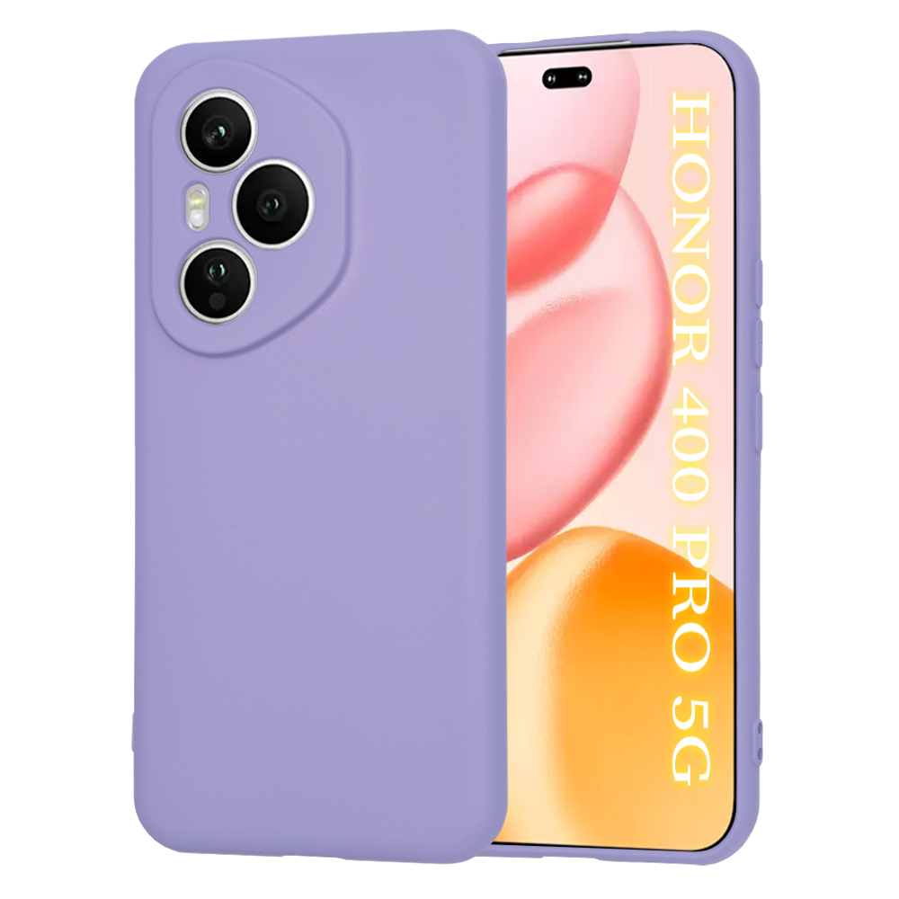 Levně Techsuit SoftFlex Honor 400 Pro světle fialová