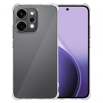 Techsuit Shockproof průhledný silikonový obal pro Oppo Reno14 Pro průhledný