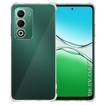 Techsuit Shockproof průhledný silikonový obal Oppo A5 4G A5 5G průhledný
