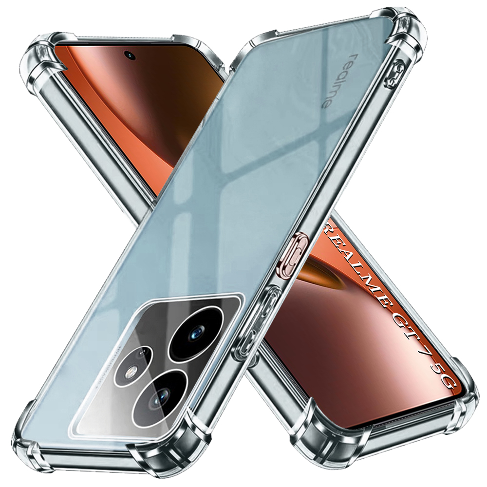 Levně Techsuit Shockproof průhledný silikon Realme GT 7 průhledný