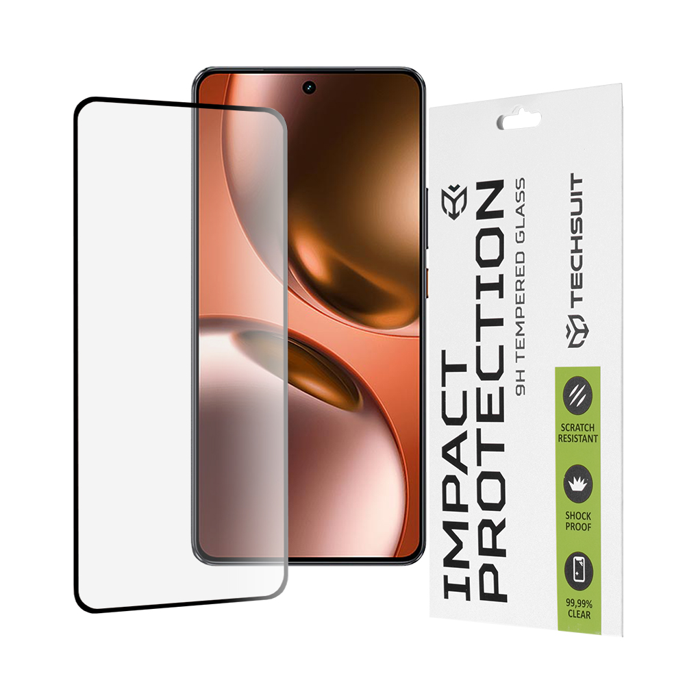 Levně Ochranné sklo Techsuit 111D pro Realme GT 7 černé
