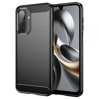Techsuit Carbon Silicone pro Samsung Galaxy A17 5G A17 4G černý