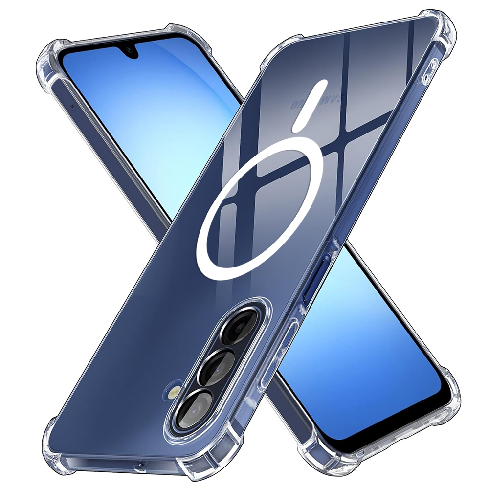 Levně Techsuit Shockproof průhledný silikonový MagSafe pro Samsung Galaxy A17 5G A17 4G průhledný