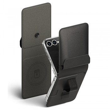 Peněženka Folio Grip Magnetic pro Samsung Galaxy Z Flip7 černá
