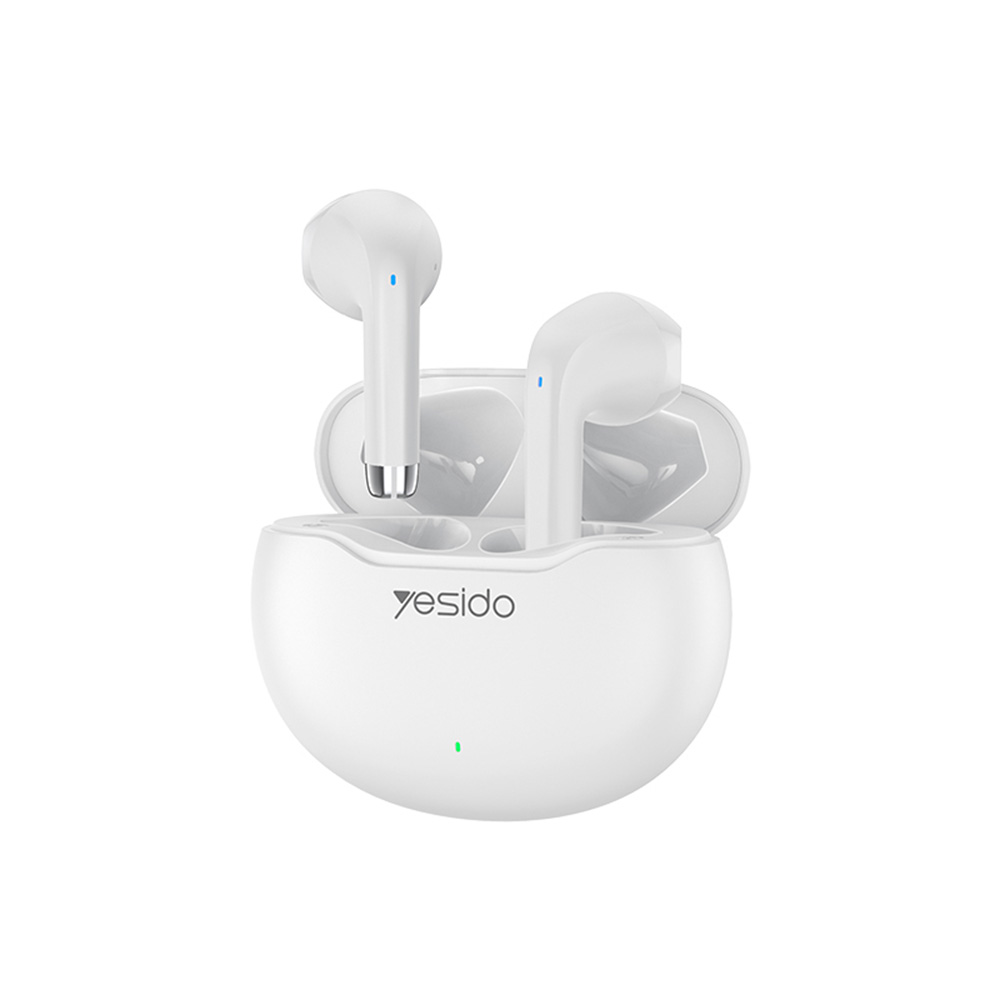 Yesido bezdrátová sluchátka TWS21 Bluetooth V5.3 bílá