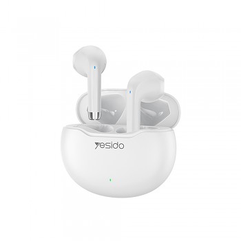 Yesido bezdrátová sluchátka TWS21 Bluetooth V5.3 bílá
