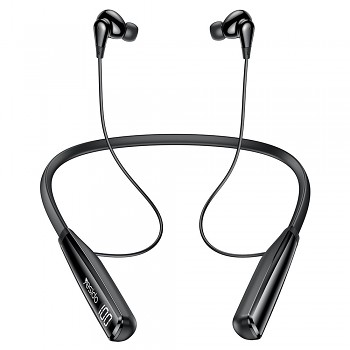 Yesido bezdrátová sluchátka YSP22 magnetická nákrčník Bluetooth černá