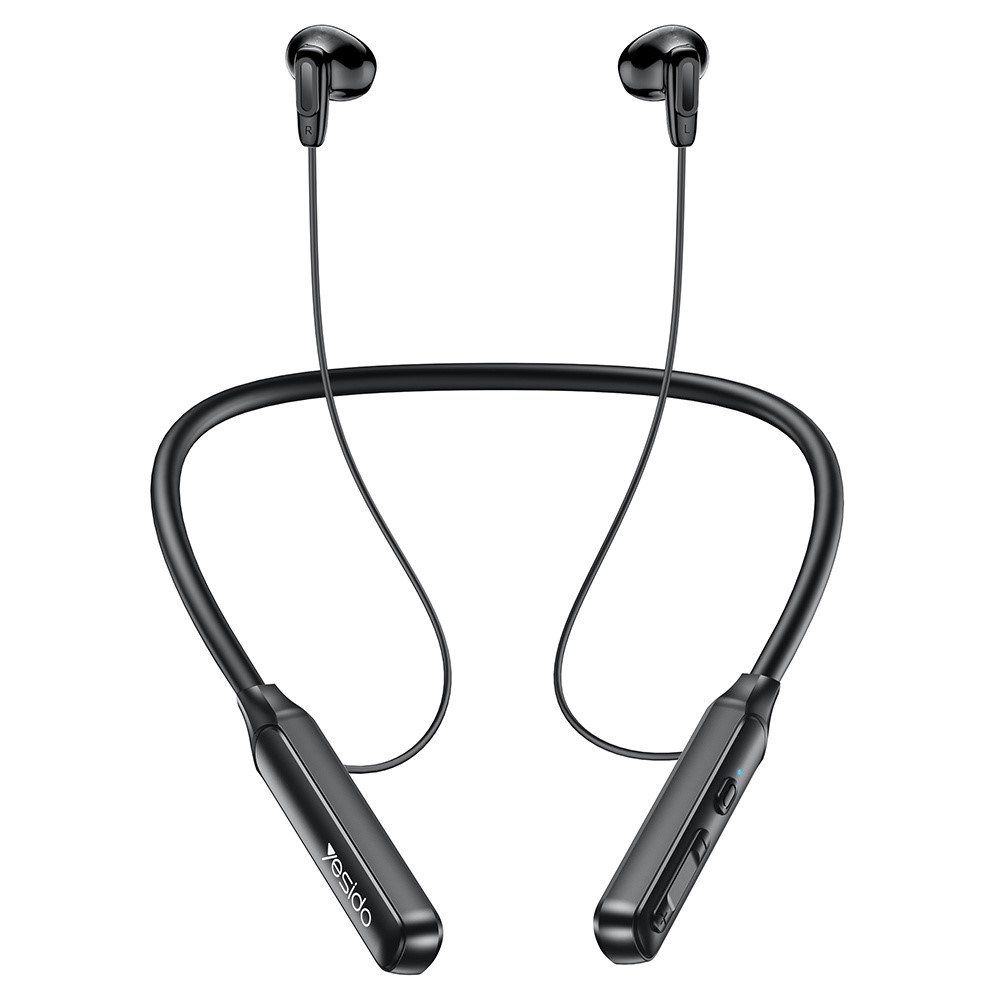 Yesido bezdrátová sluchátka YSP21 magnetická nákrčník Bluetooth černá