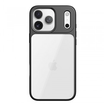 Zadní kryt Rock Guard Series pro iPhone 17 Pro Max transparent-black