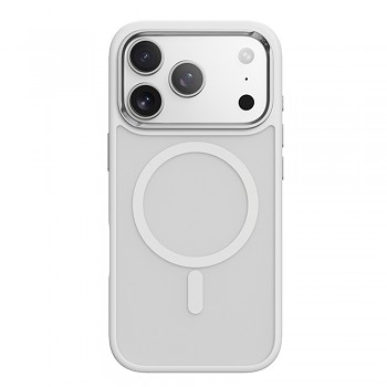 Zadní kryt Rock Guard Touch Matte Series Magnetic pro iPhone 17 Pro Max white (kovový rám čoček)