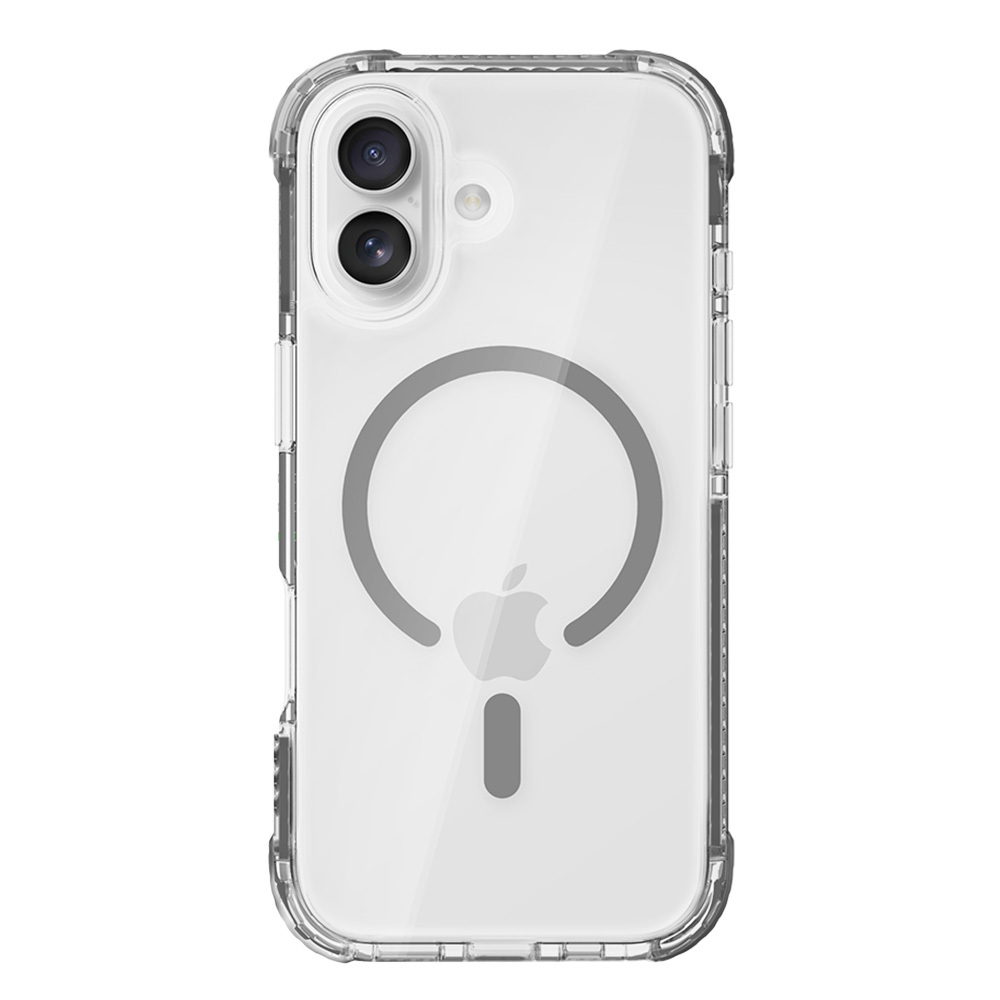Levně Zadní kryt Rock Crystal Clear Magnetic Series pro iPhone 17 transparent-black