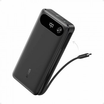 Anker Power Bank PowerCore (A1383H11) 2x Type-C 1x USB-A s USB-C kabelem 20000mAh 87W černá
