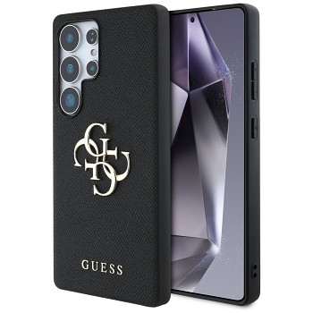Guess Hardcase 4G Grained Big and Classic Logo Samsung Galaxy S25 Ultra černá