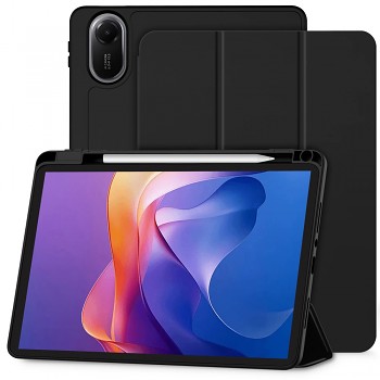 Pouzdro Techsuit Flex Trifold s držákem na tužku pro Xiaomi Redmi Pad 2 černé