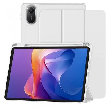 Techsuit Flex Trifold s držákem na tužku pro Xiaomi Redmi Pad 2 šedá