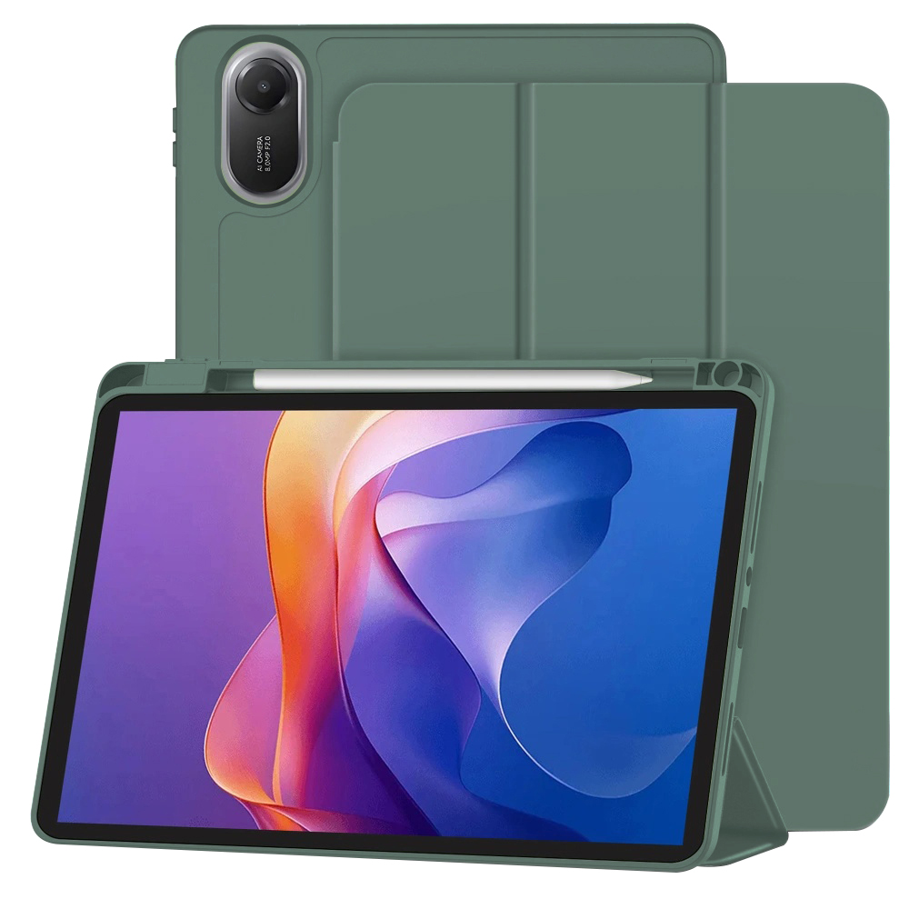 Levně Techsuit Flex Trifold s držákem na tužku pro Xiaomi Redmi Pad 2 zelená