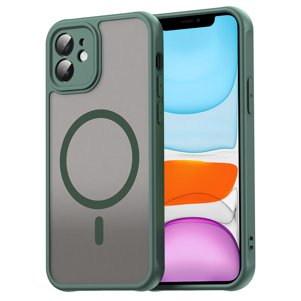 Levně Techsuit HaloFrost II MagSafe pro iPhone 11 zelená
