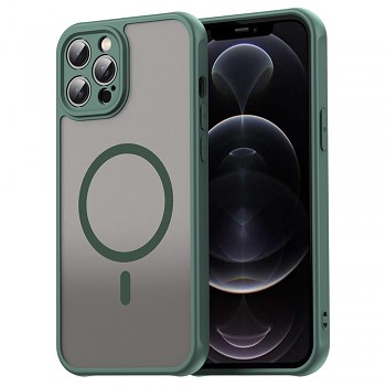Techsuit HaloFrost II MagSafe pro iPhone 12 Pro Max zelená