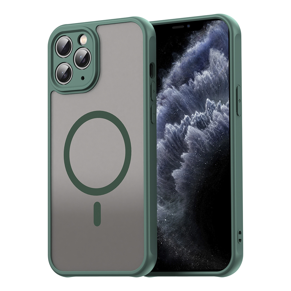 Levně Techsuit HaloFrost II MagSafe pro iPhone 11 Pro zelený