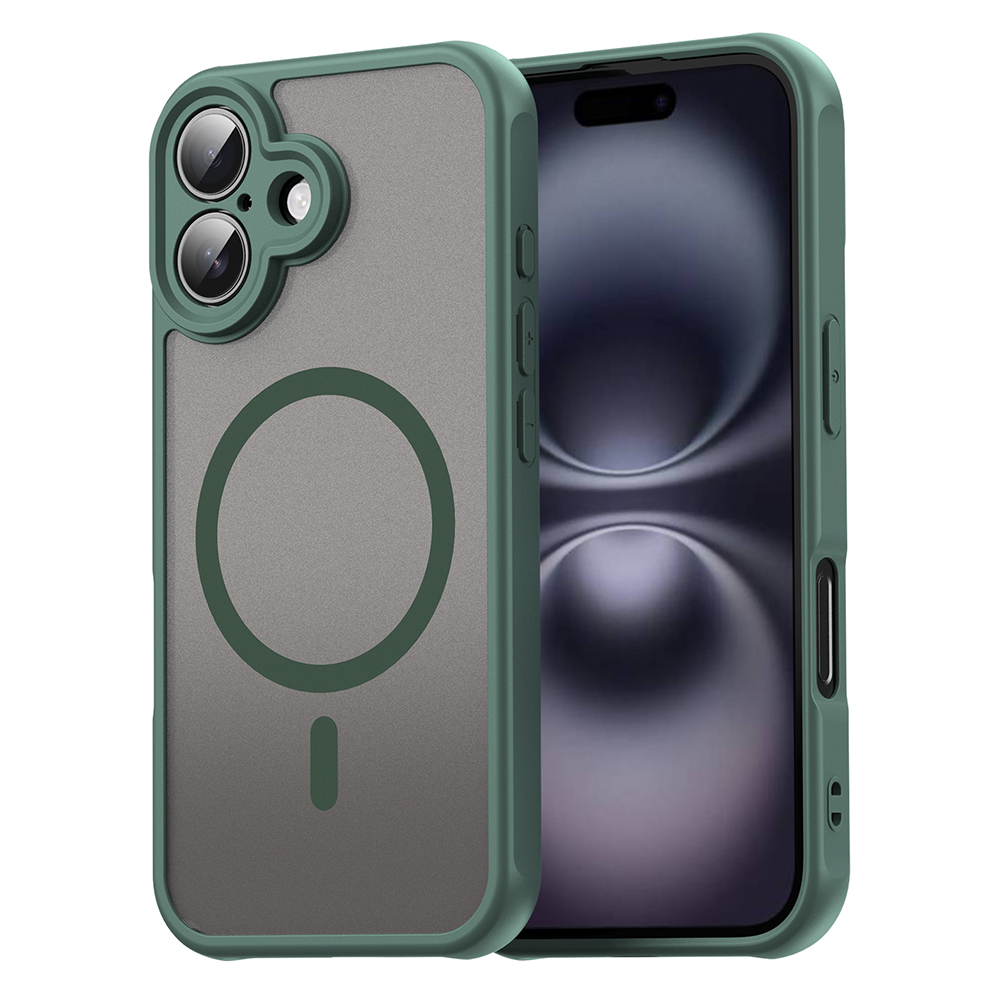 Levně Techsuit HaloFrost II MagSafe pro iPhone 16 zelený