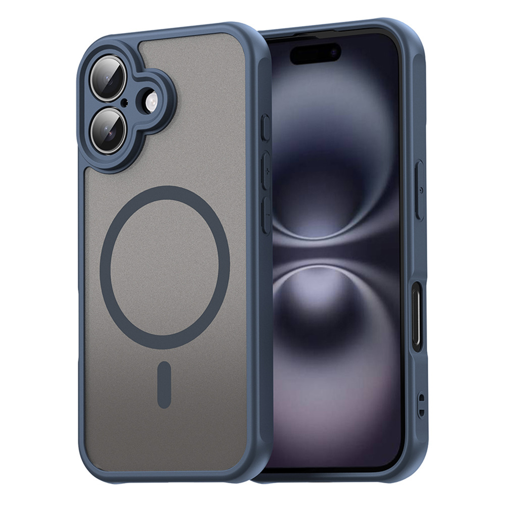 Levně Techsuit HaloFrost II MagSafe pro iPhone 16 v námořnické modré