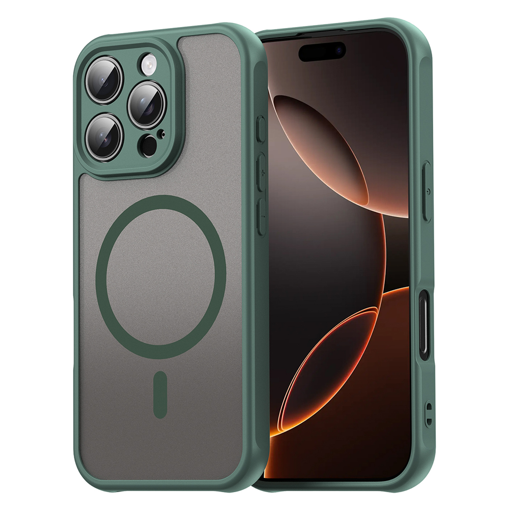 Levně Techsuit HaloFrost II MagSafe pro iPhone 16 Pro zelený