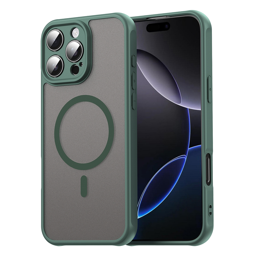 Levně Techsuit HaloFrost II MagSafe pro iPhone 16 Pro Max zelený