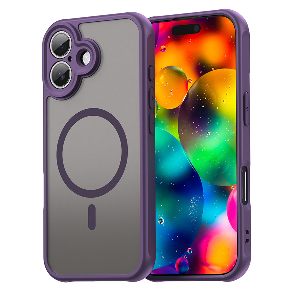 Levně Techsuit HaloFrost II MagSafe pro iPhone 17 fialová