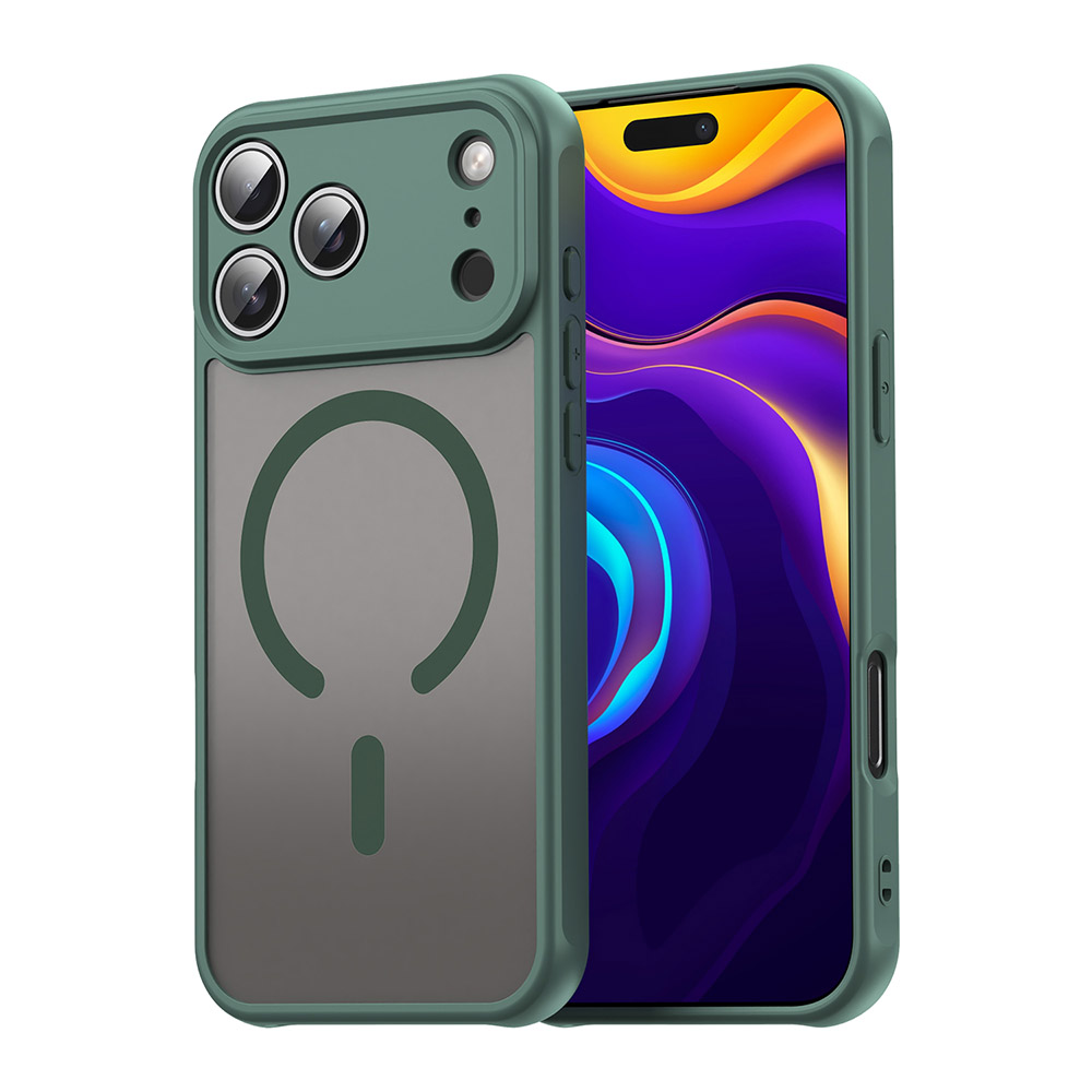 Levně Techsuit HaloFrost II MagSafe pro iPhone 17 Pro zelený