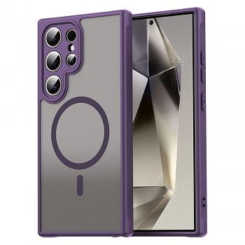 Techsuit HaloFrost II MagSafe pro Samsung Galaxy S24 Ultra fialová