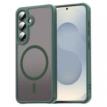 Techsuit HaloFrost II MagSafe pro Samsung Galaxy S24 Plus S25 Plus zelená