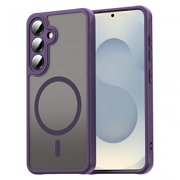 Techsuit HaloFrost II MagSafe pro Samsung Galaxy S24 S25 fialová