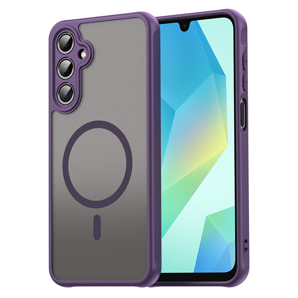 Techsuit HaloFrost II MagSafe pro Samsung Galaxy A16 4G A16 5G fialová