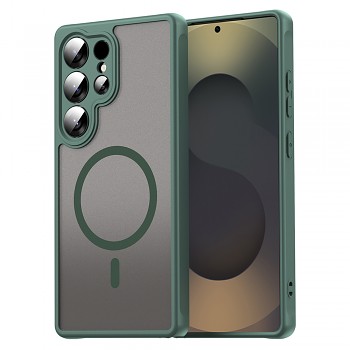 Techsuit HaloFrost II MagSafe pro Samsung Galaxy S25 Ultra zelená