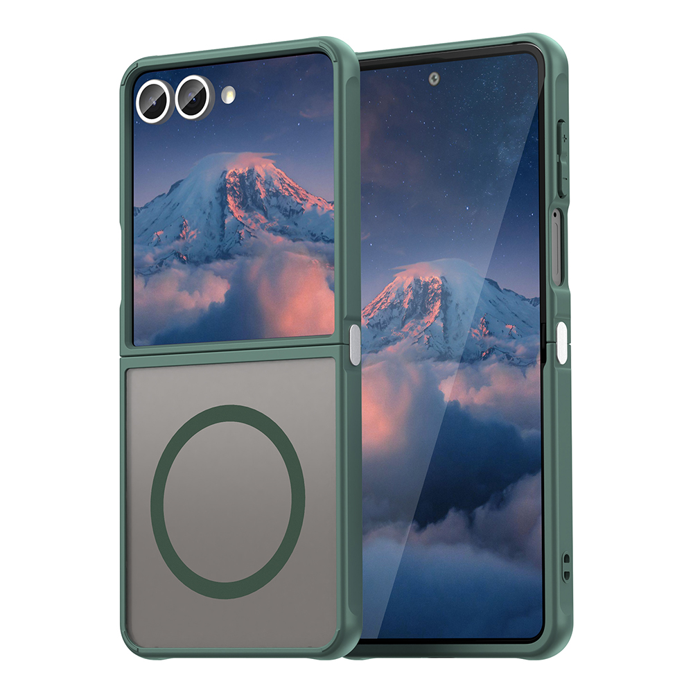 Levně Techsuit HaloFrost II MagSafe pro Samsung Galaxy Z Flip7 zelená