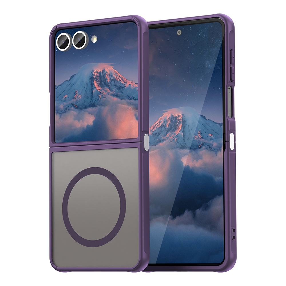 Levně Techsuit HaloFrost II MagSafe pro Samsung Galaxy Z Flip7 fialová