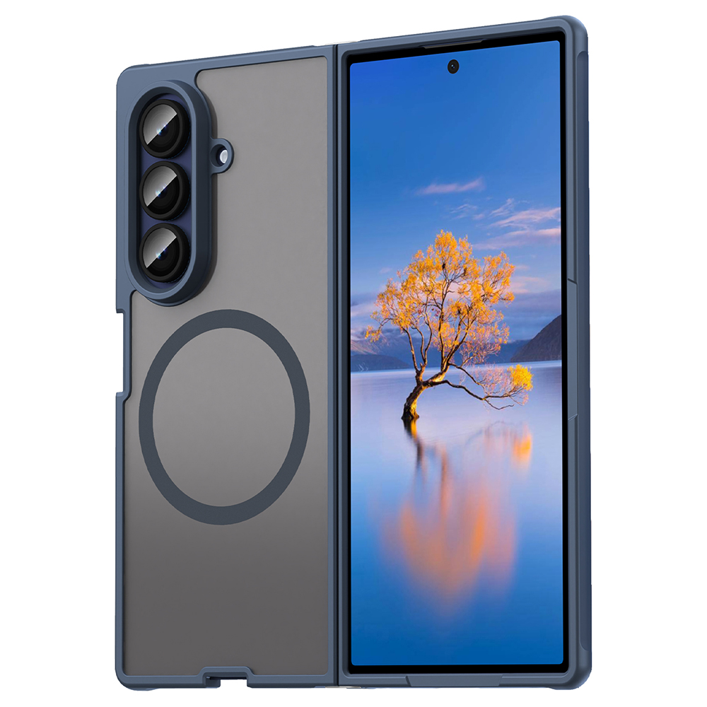 Levně Techsuit HaloFrost II MagSafe pro Samsung Galaxy Z Fold7 tmavě modrá