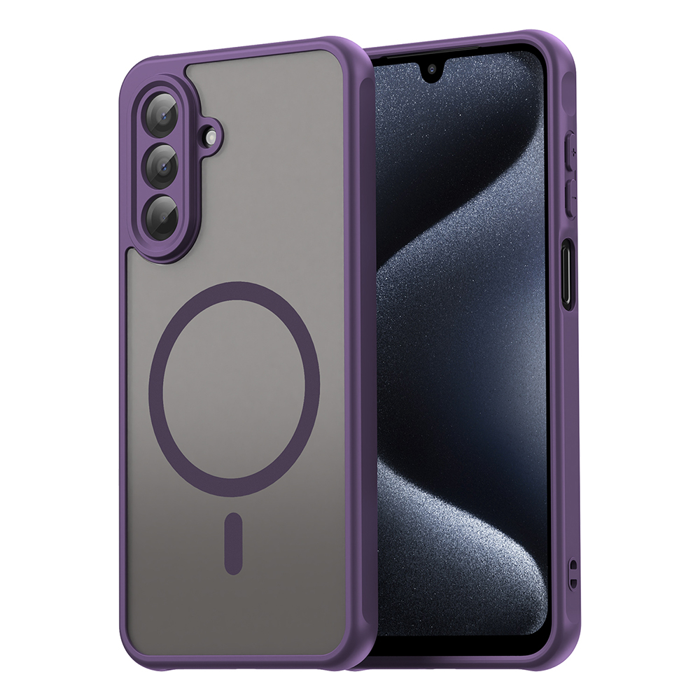 Levně Techsuit HaloFrost II MagSafe pro Samsung Galaxy A17 5G A17 4G fialová