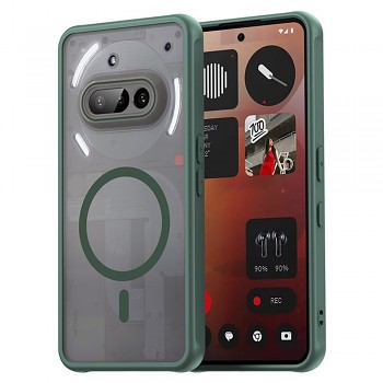 Techsuit HaloFrost II MagSafe pro Nothing Phone (3a) zelený